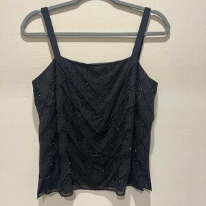 Chic Sequin Beaded Tank